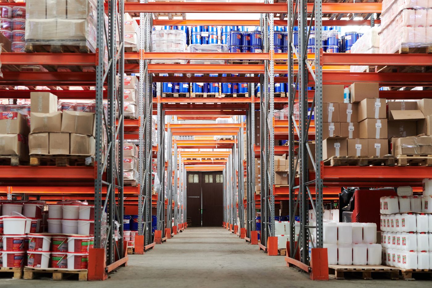Industrial warehouse logistics operations